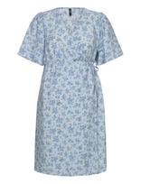 Vero Moda Maternity - Vmmjosie Ss Wrap Abk Dress Wvn Ga - Trumpa suknelė - Mėlyna