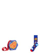 Happy Socks - 1-Pack Flying Super Dad Sock Gift Set - Įprastos kojinės - Mėlyna