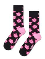 Happy Socks - Cat Sock - Įprastos kojinės - Rožinė