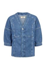 MOS MOSH - Mmbari Crispy Shirt - Džinsiniai marškiniai - Mėlyna