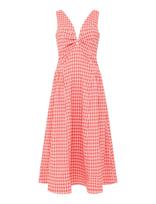 French Connection - Sheila Voluminous Midi Dress - Iki kelių ir midi suknelės - Raudona