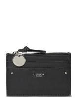 Ulrika - Zippered Rfid Cardholder - Kortelių dėklas - Juoda