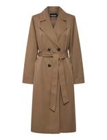 Pieces - Pcscarlett Ls Trenchcoat Noos Bc - Lietpaltis - Ruda