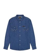 Wrangler - Western Shirt - Džinsiniai marškiniai - Mėlyna