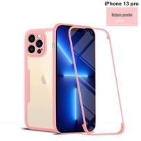 Redmi 14C Protective Case for Xiaomi POCO X6 Pro/MI 14T 360° Full Coverage Case MI 13 vyšnių žiedų rožinė spalva