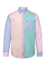 Morris - Morris Oxford Mix Shirt-Classic Fit - Oksfordo marškiniai - Marga / raštuota