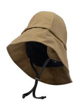 Mikk-line - Pu Southwest Rain Hat - Lietaus kepurė - Ruda