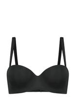 Bye Bra - Strapless Bra - Liemenėlė be petnešėlių - Juoda