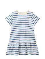 Liewood - Madden Stripe Dress - Suknelė trumpomis rankovėmis - Mėlyna