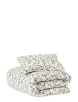 Garbo&Friends - Bed Set Single, 140X200/ 50X70 Cm, Stripe Mauve - Patalynės komplektas - Kreminė spalva