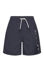 Gant Kids - Gant Logo Swimshort - Maudymosi šortai - Tamsiai mėlyna