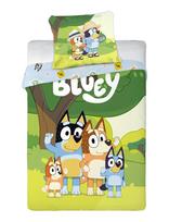 Bluey - Bed Linen Bluey 007 - 100X140, 40X45 Cm - Patalynės komplektas - Marga / raštuota