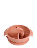 Haakaa - Haakaa Silicone Divided Suction Bowl - Rust - Kūdikių vakarienės rinkiniai - Rožinė