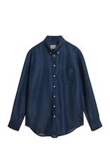 Gant - Indigo Shirt - Džinsiniai marškiniai - Mėlyna