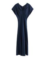 Lindex - Maxi Dress - Ilga suknelė - Tamsiai mėlyna