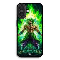 Phone Case - MANIACASE - iPhone 17 - Dragon Ball Broly super saiyan - Silicone TPU - Soft juoda