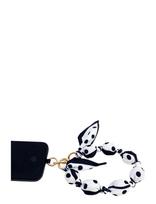 Pipol's Bazaar - Pom Wristlet Dot - Telefonų laikikliai ir pakabukai - Juoda