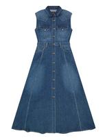 Lee Jeans - Maxi Western Dress - Ilga suknelė - Mėlyna