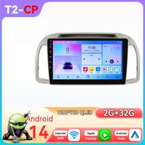Hizpo Snapdragon Autoradio AI Carplay Android Car Radio for Nissan March Micra K12 2002 -2010 Navigation Auto GPS Head Unit Stereo 5G WIFI Multimedia T2CP 4Core 2G 32G