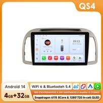 Hizpo Snapdragon Automobilio radijas AI Carplay Android Automobilio radijas Nissan March Micra K12 2002 -2010 Navigacija Auto GPS Galvos blokas Stereo 5G WIFI Multimedia QS4 8Core 4G 32G