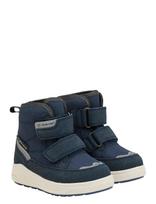 Color Kids - Boots W. Velcro, Wp - Žieminiai batai - Tamsiai mėlyna