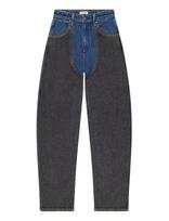Wrangler - Patched Chap Jeans - Platūs džinsai - Mėlyna