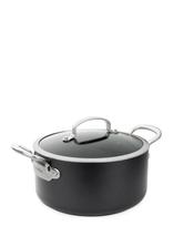 Greenpan - Casserole 24Cm/5.1L/5.4Qt With Lid - Troškintuvas - Juoda