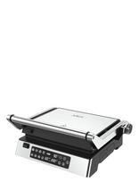Hâws - Hâws Cg30006 Table Grill / Panini Grill W/ Digital Thermometer 2000W Pfas Free Coating - Skrudintuvas - Sidabro