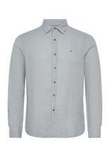 Replay - Shirt Regular - Lininiai marškiniai - Pilka