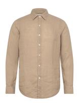 Replay - Shirt Regular - Lininiai marškiniai - Smėlio