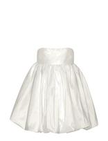 ROTATE - Satin Mini Bubble Dress - Trumpa suknelė - Balta