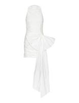 ROTATE - Lace Mini Bow Dress - Trumpa suknelė - Balta