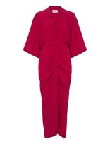 Dante6 - Dante6-Bradshaw Pleated Long Dress - Ilga suknelė - Raudona