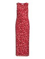 Vila - Viingelise S/L Ankle Dress/Dc/Ka - Ilga suknelė - Raudona