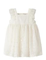 Lil'Atelier - Nmffeya Sl Tulle Dress Lil - Proginė suknelė - Balta