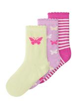Name It - Nmffjola 3P Sock - Kūdikių kojinės - Marga / raštuota
