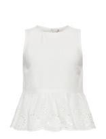 Kids Only - Kmgbondi Life Sl Embroidery Top Wvn - Palaidinės ir tunikos - Balta