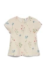 Vero Moda Girl - Vmjosie Ss Top Wvn Girl - Palaidinės ir tunikos - Kreminė spalva