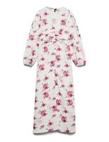 Vero Moda - Vmlisa Ls V-Neck Long Dress Wvn - Ilga suknelė - Balta