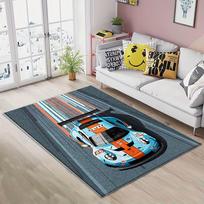 Retro Sports Car Design Carpets, Washable, Soft, Living Room Carpets, Bedroom Carpets, Home Decoration 80*120cm