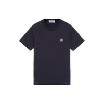 Stone Island SS23 Solid Color Logo Patch Crew Neck Short Sleeve T-Shirt Men Tops Dark-Blue 101523757-A0020 XXL