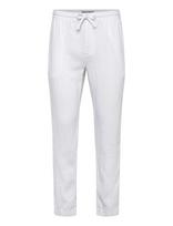 Superdry - Merchant Linen Pant - Lininės kelnės - Balta