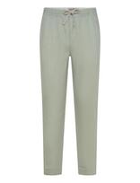 Superdry - Merchant Linen Pant - Lininės kelnės - Žalia