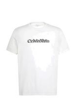 Calvin Klein - Ss 30S Eu Spw Puff Stndrd Graphi - Marškinėliai trumpomis rankovėmis - Balta