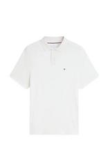 Tommy Hilfiger - Jacquard Classic Fit Polo - Marškinėliai trumpomis rankovėmis - Kreminė spalva
