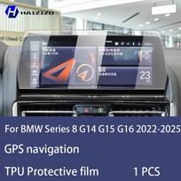 For BMW Series 8 G14 G15 G16 -2025 Car GPS LCD screen navigation TPU film Matte anti glare screen protector film Scratch PPF Left-hand drive skaidri