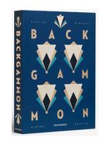 PRINTWORKS - Classic - Art Of Backgammon Mirror, Dark Blue/Copper - Žaidimai - Tamsiai mėlyna
