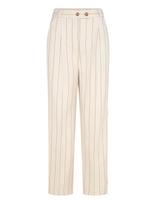 United Colors Of Benetton - Trousers - Plačios kelnės - Kreminė spalva