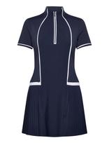 Original Penguin Golf - Short Sleeve Polo Dress With Piping Detail - Sportinė suknelė - Tamsiai mėlyna