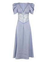 Love Lolina - Francis Lace Midi Dress - Ilga suknelė - Mėlyna